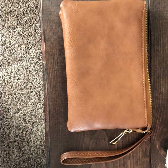 Leather wristlet / wallet - Picture 3 of 3